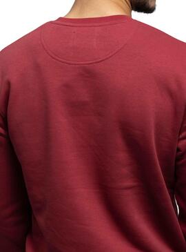 Sweatshirt Klout Basica Bordeaux für Herren und Damen