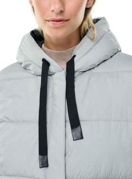 Jacke Ecoalf Noir Reversible für Damen Grau