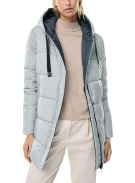 Jacke Ecoalf Noir Reversible für Damen Grau