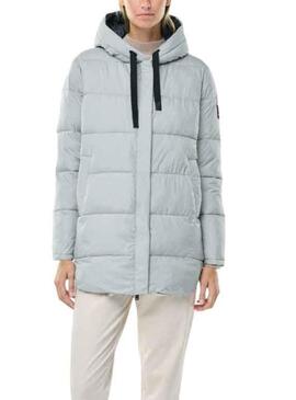 Jacke Ecoalf Noir Reversible für Damen Grau