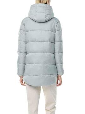 Jacke Ecoalf Noir Reversible für Damen Grau