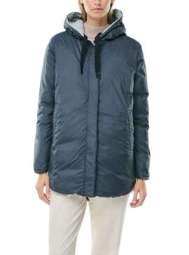 Jacke Ecoalf Noir Reversible für Damen Grau