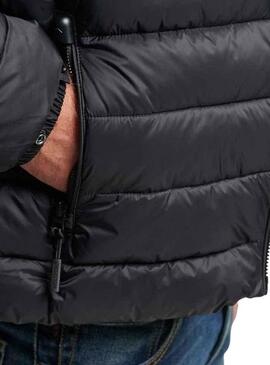 Jacke Superdry Code Acolchada Herren Schwarz
