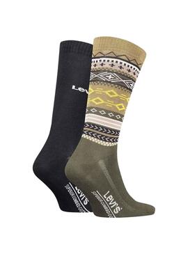 Pack 2 Socken Levis Reg Cut Fair für Herren