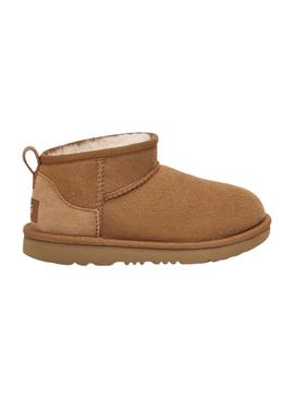 Stiefelettes Ugg Classic Ultra Mini für Mädchen Camel