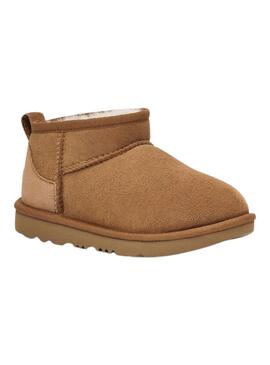 Stiefelettes Ugg Classic Ultra Mini für Mädchen Camel