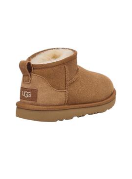 Stiefelettes Ugg Classic Ultra Mini für Mädchen Camel