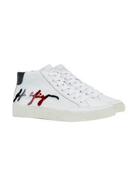 Sneakers Tommy Hilfiger Velvet Weiss für Damen