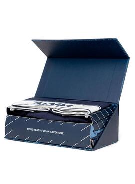 Paket Unterhose Levis Giftbox Iconic Marineblau