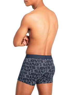 Pack 3 Unterhose Levis Geschenkbox Marineblau Herren
