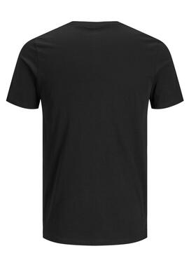 T-Shirt Jack & Jones Corp Logo Schwarz Herren