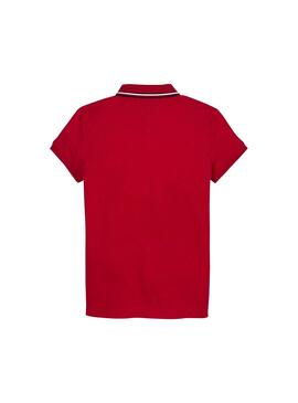 Poloshirt Tommy Hilfiger Essential True Rot