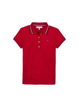 Poloshirt Tommy Hilfiger Essential True Rot