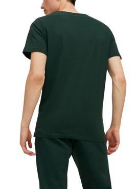 T-Shirt Jack & Jones Corp Logo Slim Grün