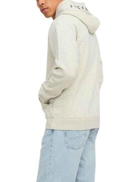 Sweatshirt Jack and Jones Jestar Weiss für Herren