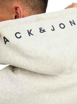 Sweatshirt Jack and Jones Jestar Weiss für Herren