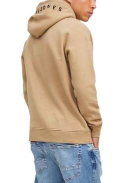 Sweatshirt Jack and Jones Jestar Beige für Herren