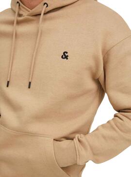 Sweatshirt Jack and Jones Jestar Beige für Herren