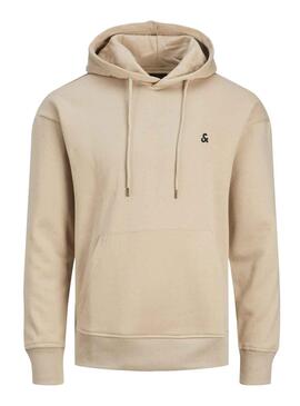 Sweatshirt Jack and Jones Jestar Beige für Herren