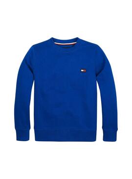 Sweatshirt Tommy Hilfiger Flag Blau Electrico Junge