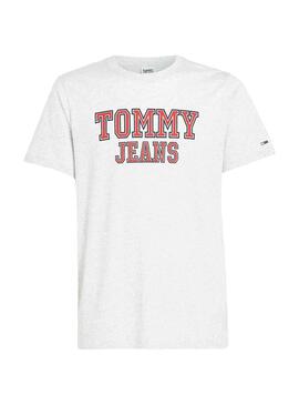 T-Shirt Tommy Jeans Essential Grau für Herren