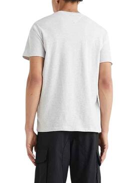 T-Shirt Tommy Jeans Essential Grau für Herren