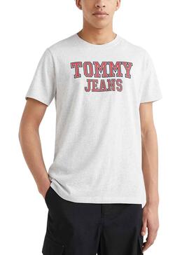 T-Shirt Tommy Jeans Essential Grau für Herren