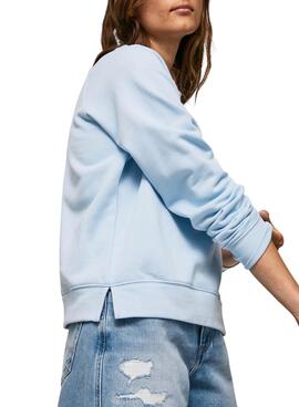 Sweatshirt Pepe Jeans Goldie Blau für Damen