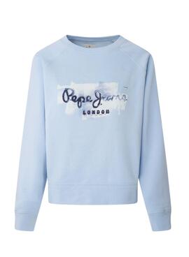 Sweatshirt Pepe Jeans Goldie Blau für Damen