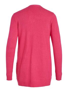 Jacke Vila Viril Open Fuchsia für Damen