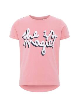 T-Shirt Name It Vixi Pink Für Mädchen