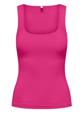 Top Only Lea Basic Rosa für Damen