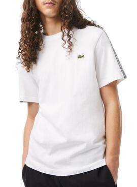 T-Shirt Lacoste Raya Logo Weiss für Herren