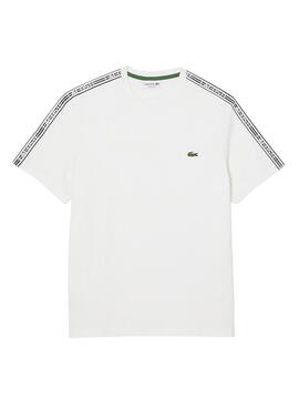 T-Shirt Lacoste Raya Logo Weiss für Herren