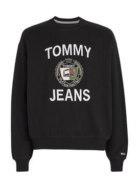 Sweatshirt Tommy Jeans Boxy Luxy Schwarz Herren