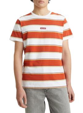 T-Shirt Levis Relaxed Baby Tab Streifen für Herren