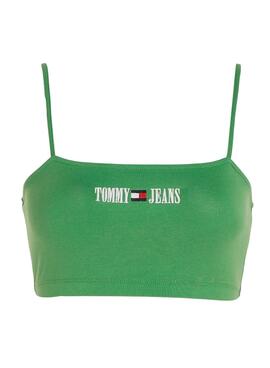 Top Tommy Jeans Ultra Crop Grün für Damen