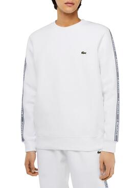 Sweatshirt Lacoste Streetwear Weiss für Herren