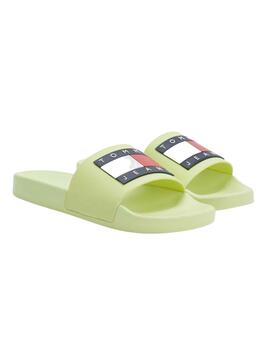 Flip flops Tommy Jeans Flag Pool Grün für Damen