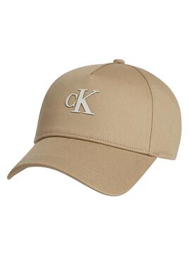 Mütze Calvin Klein Archive Cap Beige für Herren