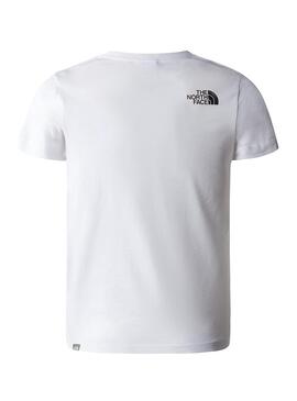 T-Shirt The North Face Dome Weiss für Junge