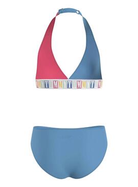 Bikini Tommy Hilfiger Triangle Blau für Mädchen