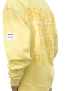 Sweatshirt Ecoalf Storm Gelb für Damen
