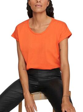 T-Shirt Vila Dreamers Orange für Damen