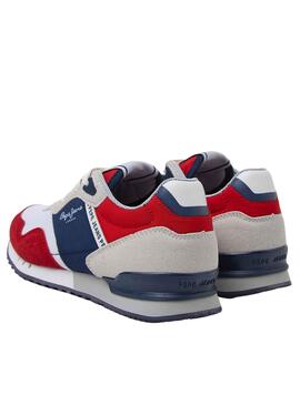 Sneakers Pepe Jeans London May Rot für Junge