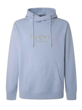 Sweatshirt Pepe Jeans Edward Hoodie Blau für Herren