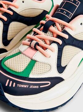 Sneakers Tommy Jeans Fashion Runner Multicolor