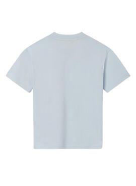 T-Shirt Mayoral Rediscover Blau Claro für Junge