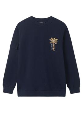 Sweatshirt Mayoral Tasche Marineblau für Junge