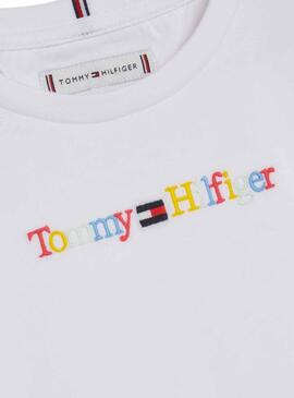 T-Shirt Tommy Hilfiger Graphic Weiss für Mädchen